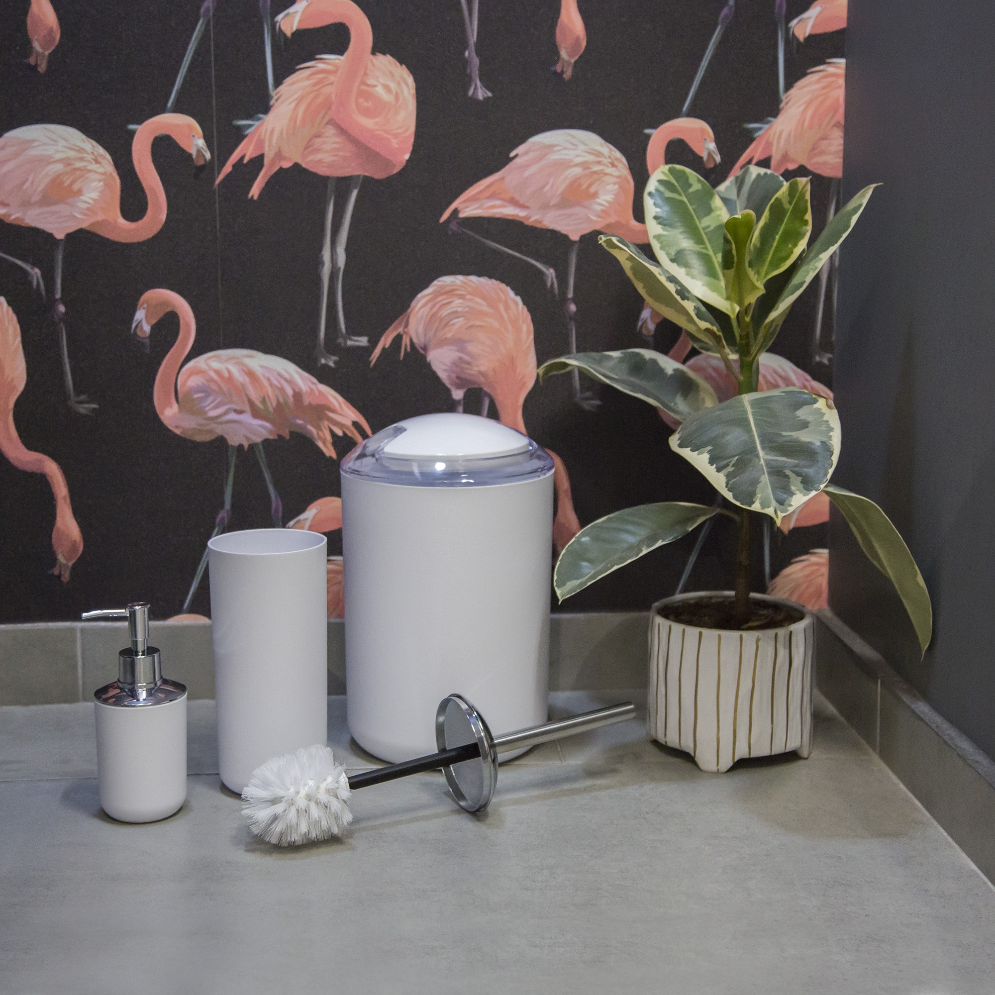 6-Piece Acrylic Accessories Bathroom Set