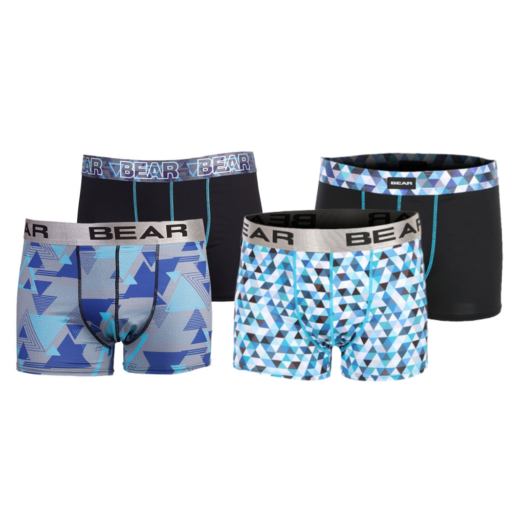Pack of 2 Men's Triangle Digital Body Shorts (Multiple Options Available)
