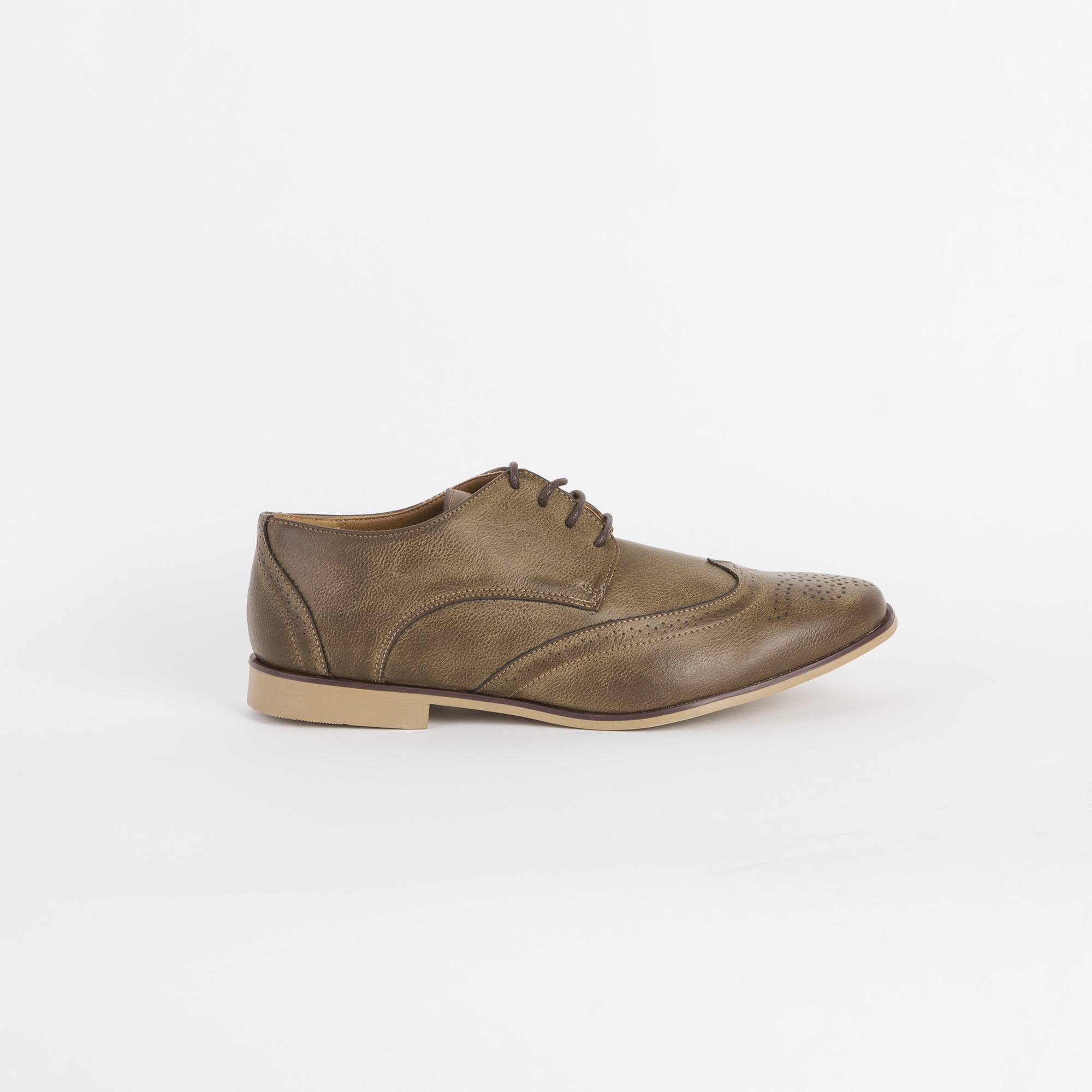 Synthetic Leather Smart Brogue Shoes