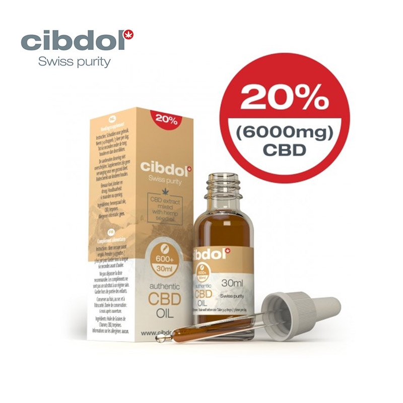 CBD Hemp Seed Oil 30ml 20% (6000mg) Strongest Oil To Date