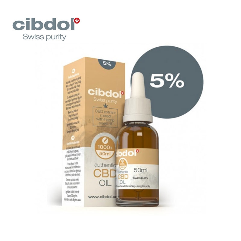 CBD Hemp Seed Oil 50ml 5% (2500mg)