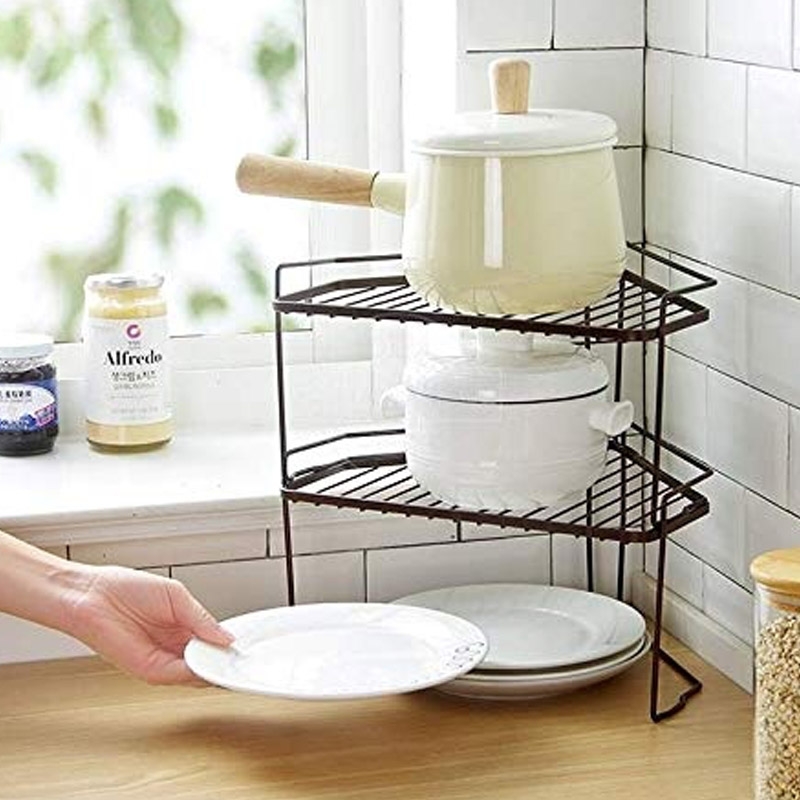 Pack of 2 Multi-purpose Stackable Racks