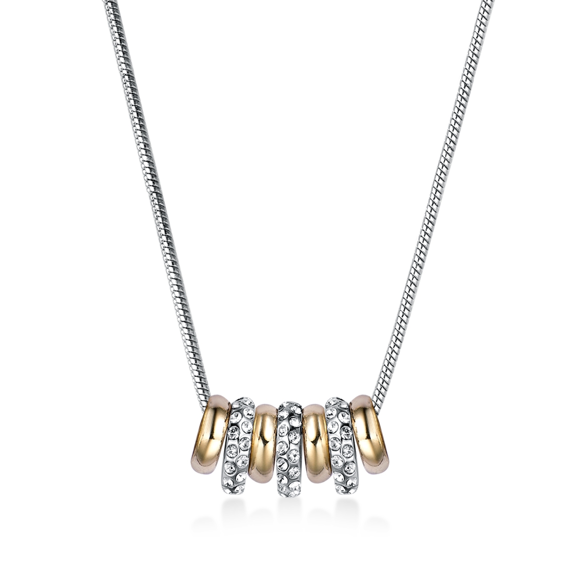Oaklyn Dual Necklace with Swarovski Crystals