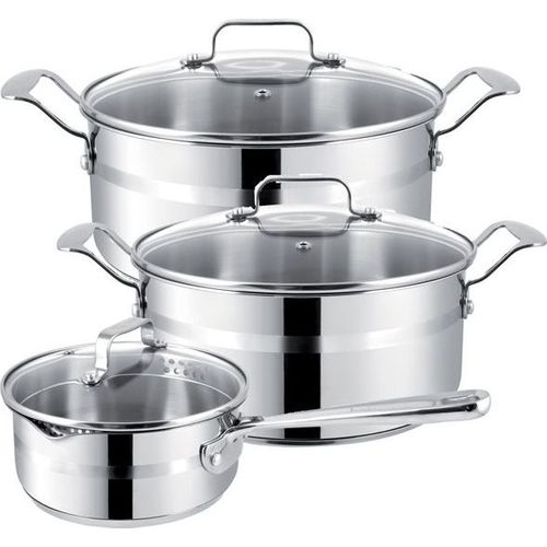 6-Piece Jamie Oliver Stainless Steel Brushed Set