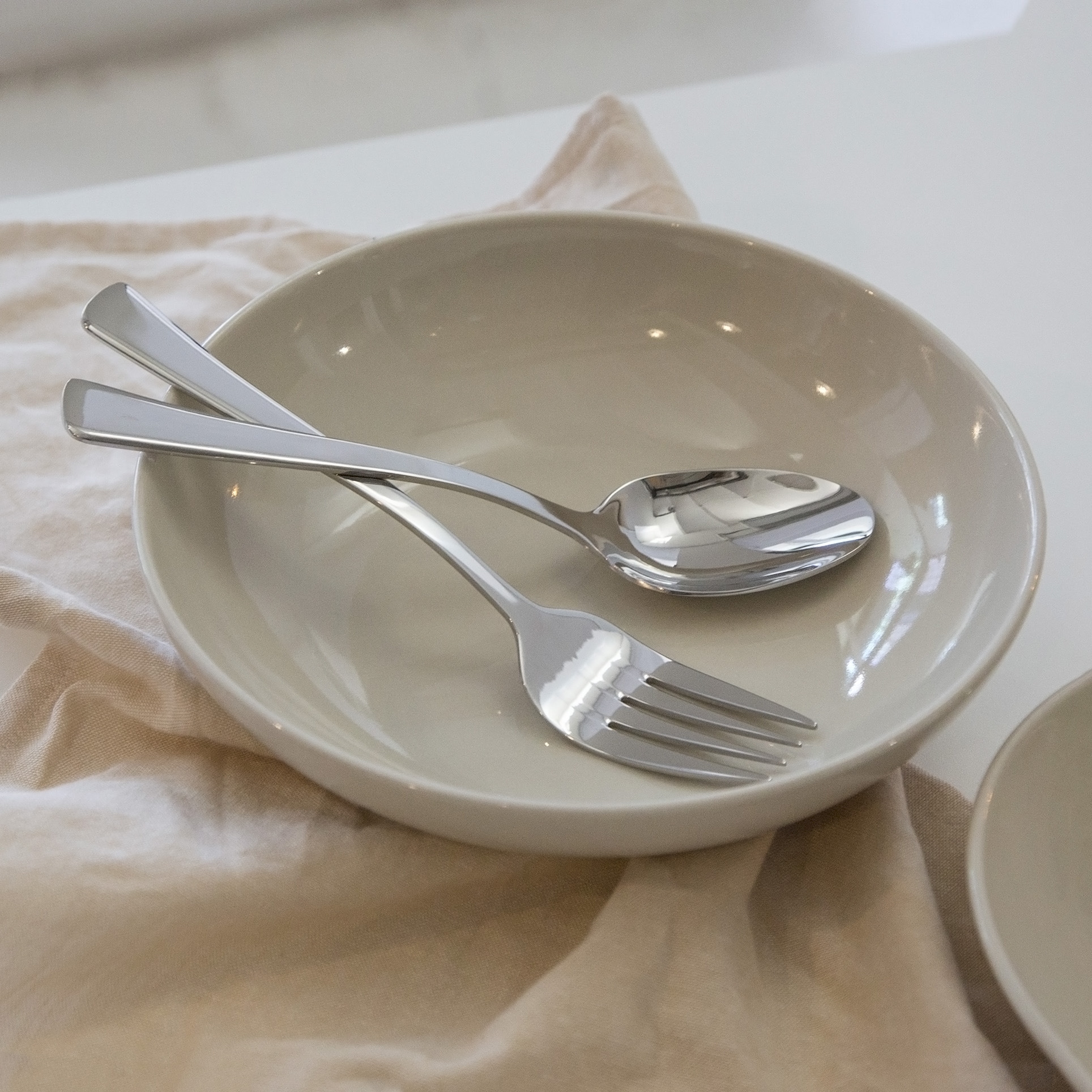 Squared. For reference purposes only, bowl not included.