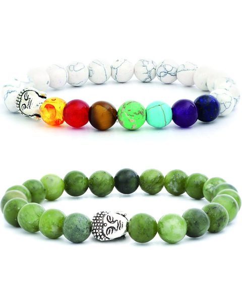 Green Jade & White