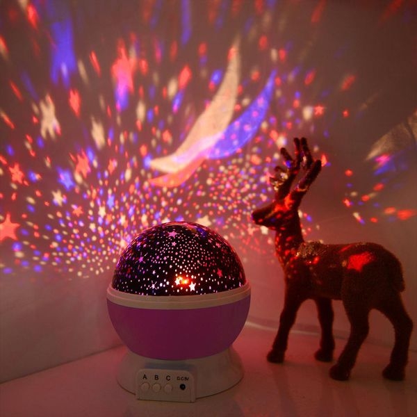 Star Night Light Galaxy Projector LED Lights and 360 Degree Rotation