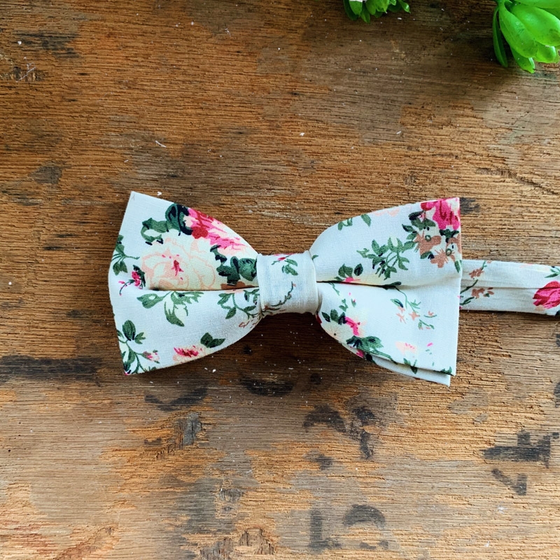 Handmade Artisan Floral Bow Ties