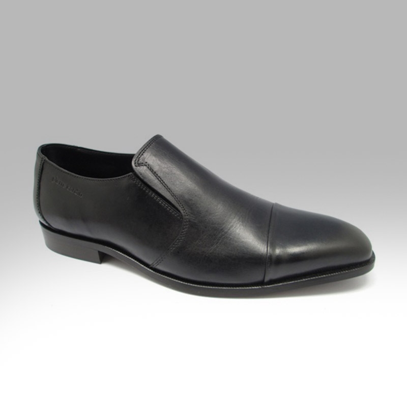 Men's Classic Black Slip-on Leather Shoe