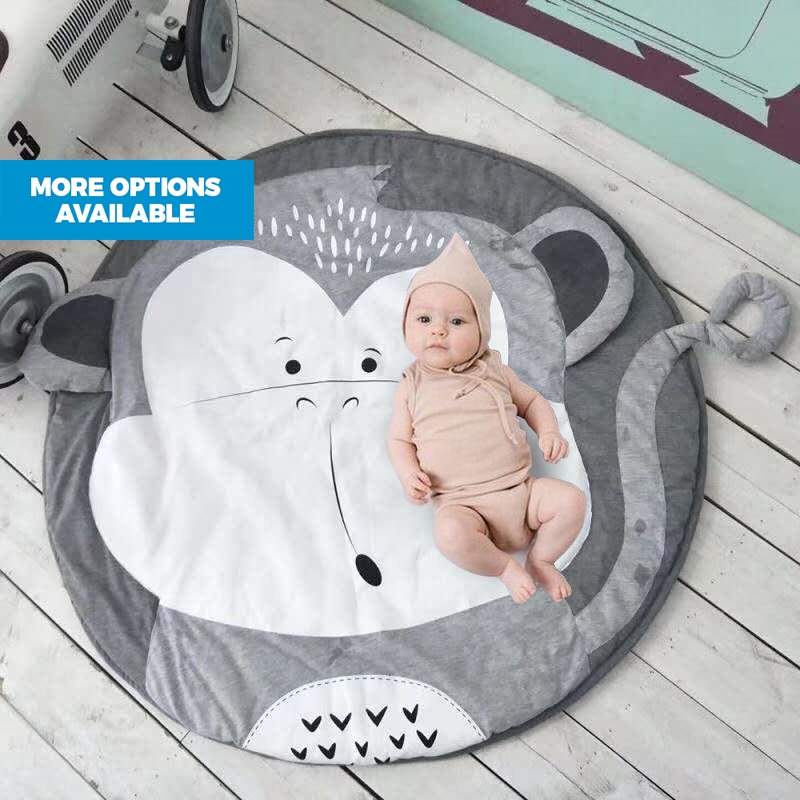 Animal Round Playtime Mat