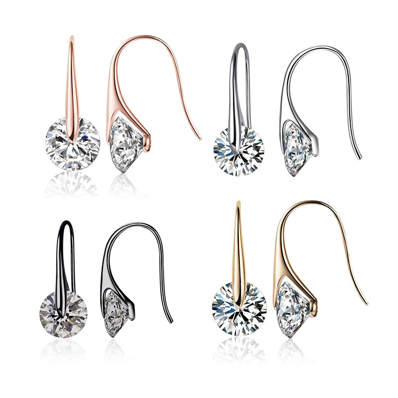 Eclipse Earrings with Swarovski Crystals