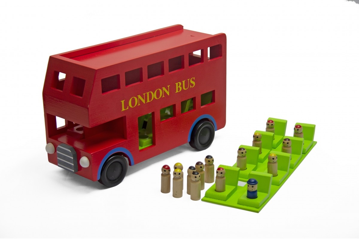 Wooden London Bus