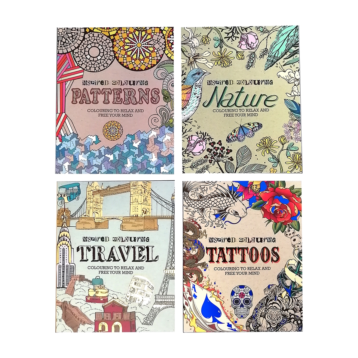 Adult Colouring Books (3 Books)