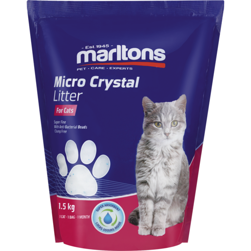 Pack of 8, 1.5kg Micro Crystal Litter (12kg Total)