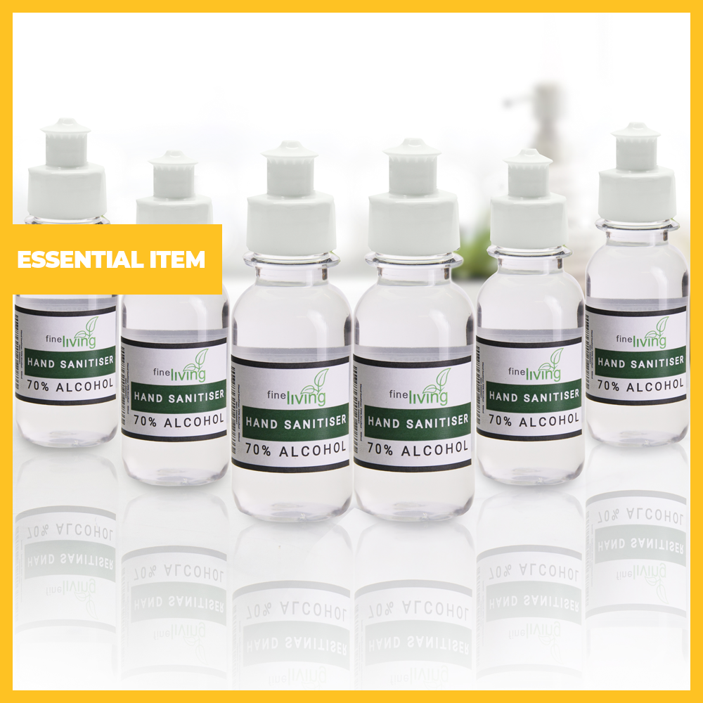 Pack of 6 100ml Waterless Hand Sanitisers