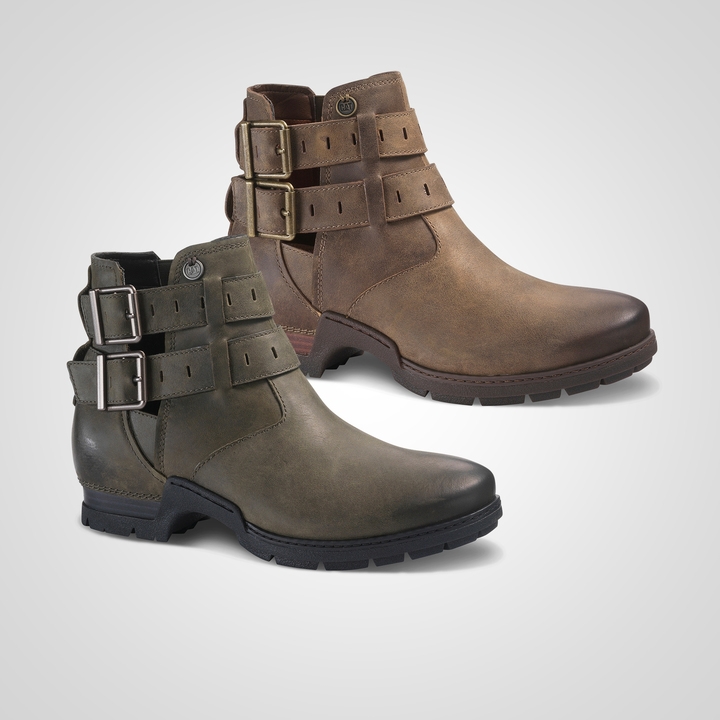 Ladies Lonesome Leather Ankle Boots