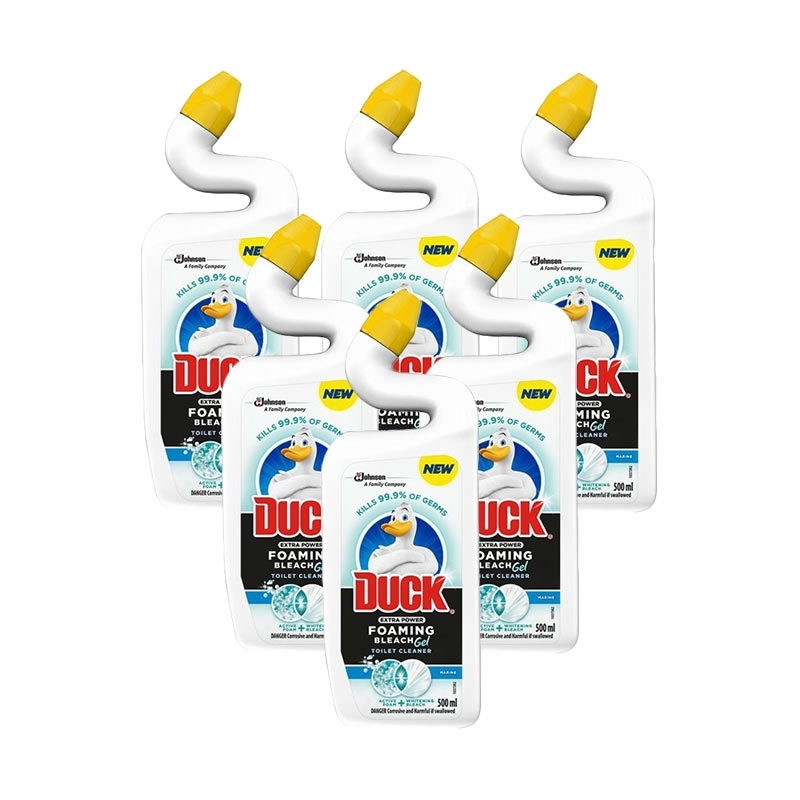 Duck Extra Power Foaming Bleach Toilet Cleaner (Marine)