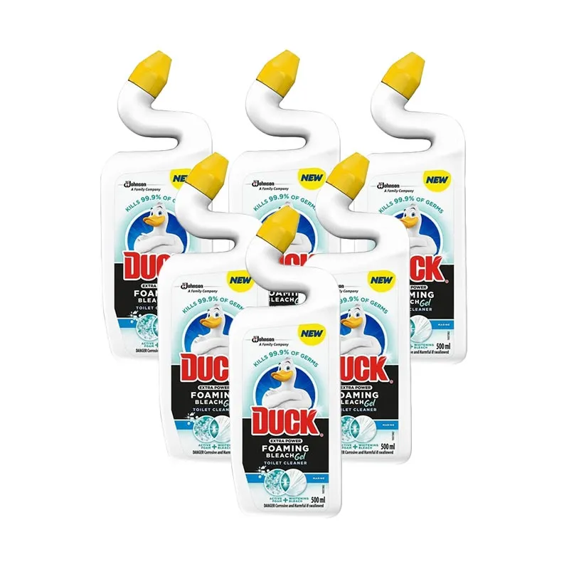 Duck Extra Power Foaming Bleach Toilet Cleaner (Marine)