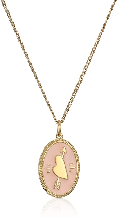 Heart & Arrow Gold Pendant
