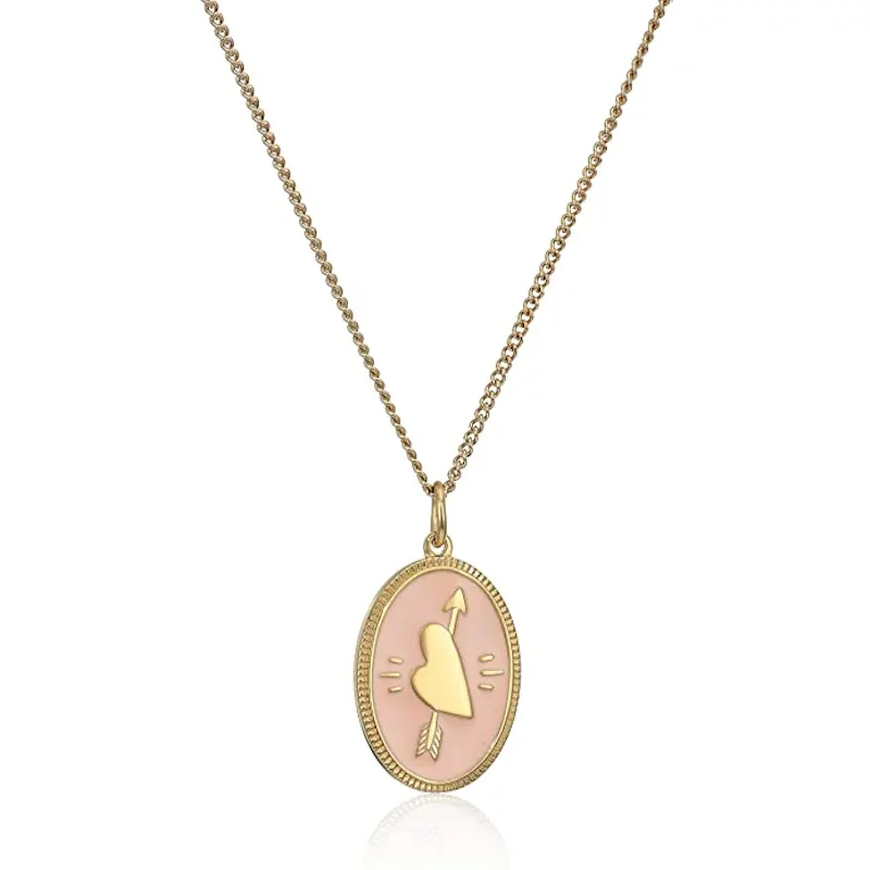 Heart & Arrow Gold Pendant