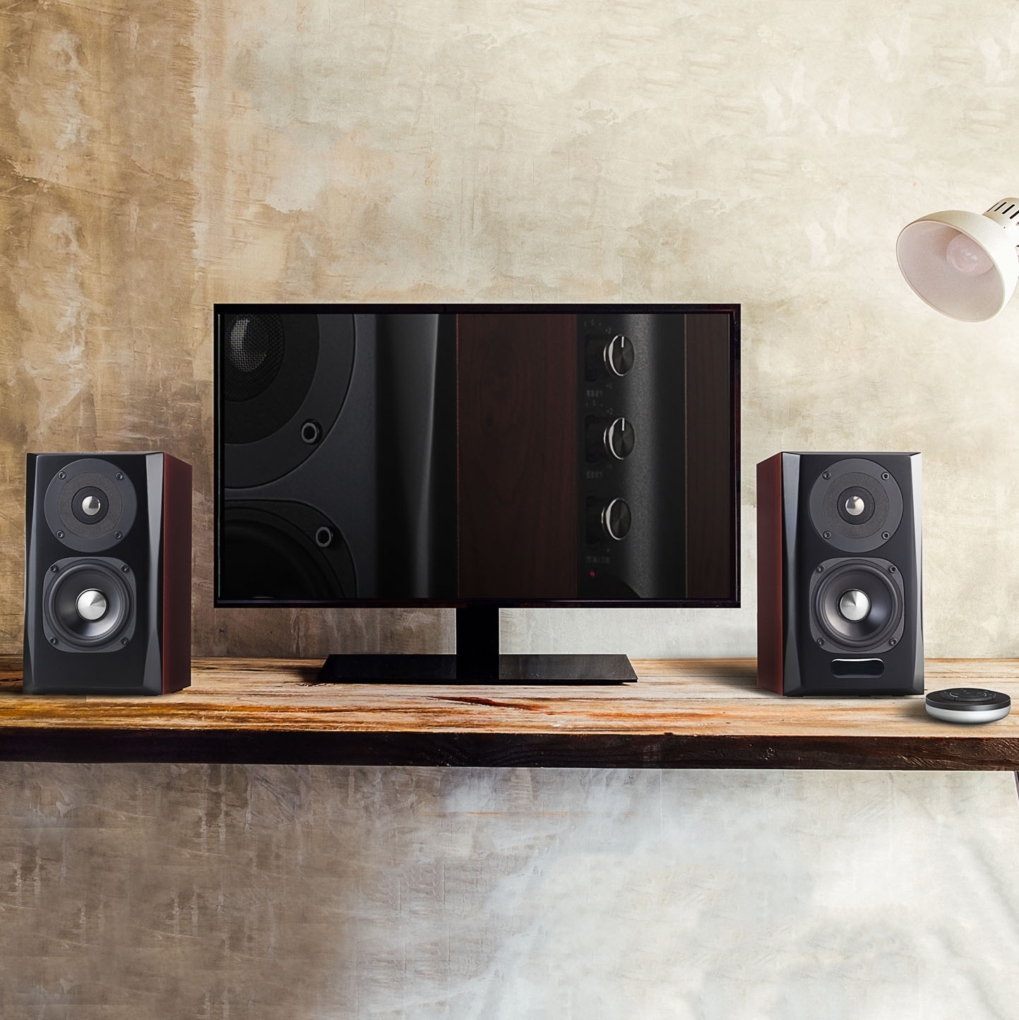 S350DB 2.1. Active Bluetooth Desktop/Bookshelf/Gaming Speaker With Subwoofer