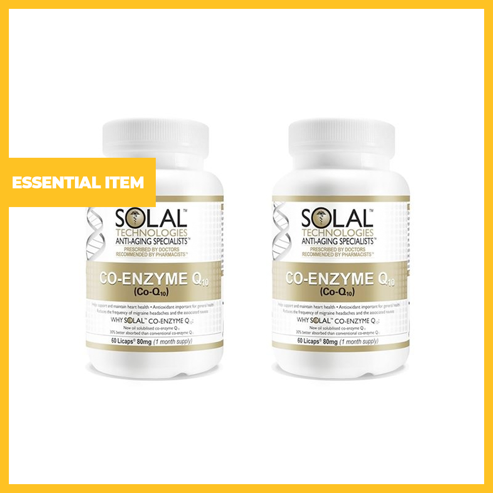 Co-Enzyme Q10 Energising Antioxidant (2 x 60 Tablets)