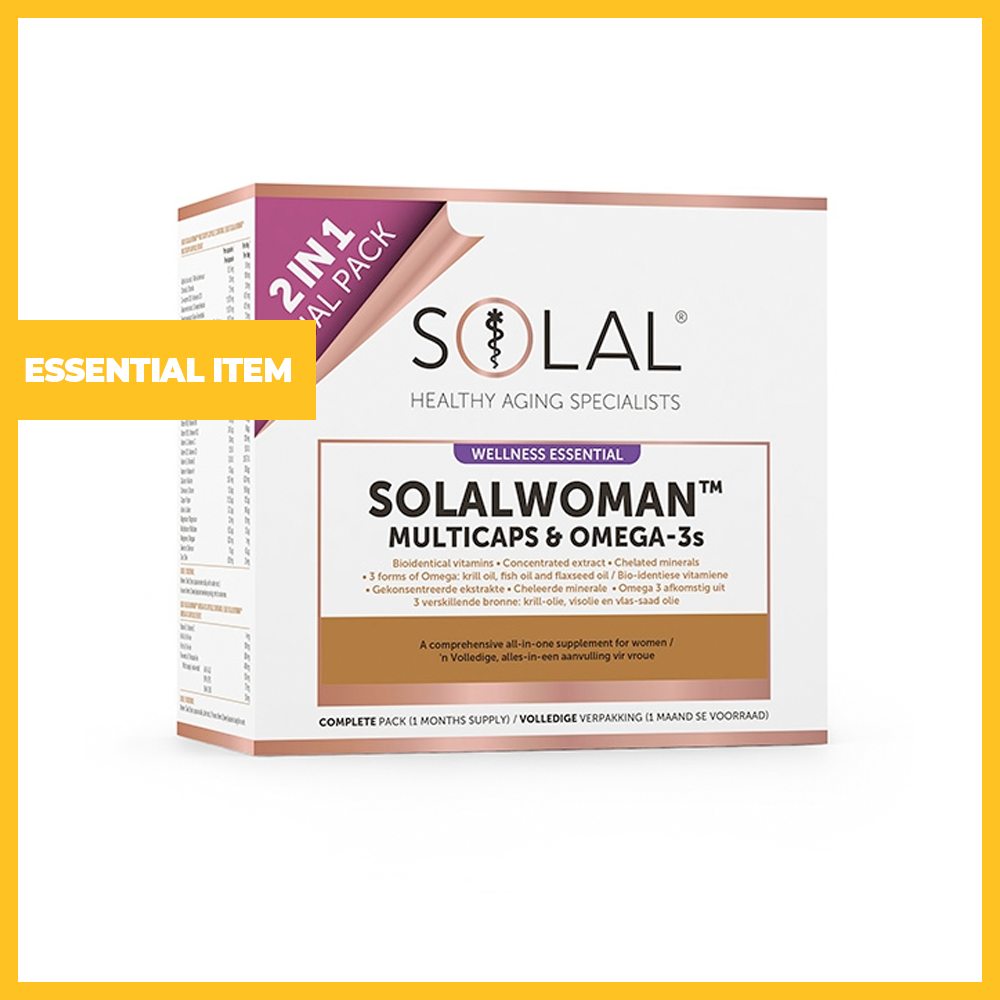 Pack of 2 Solalwoman (120 Capsules Plus 60 Softgels)