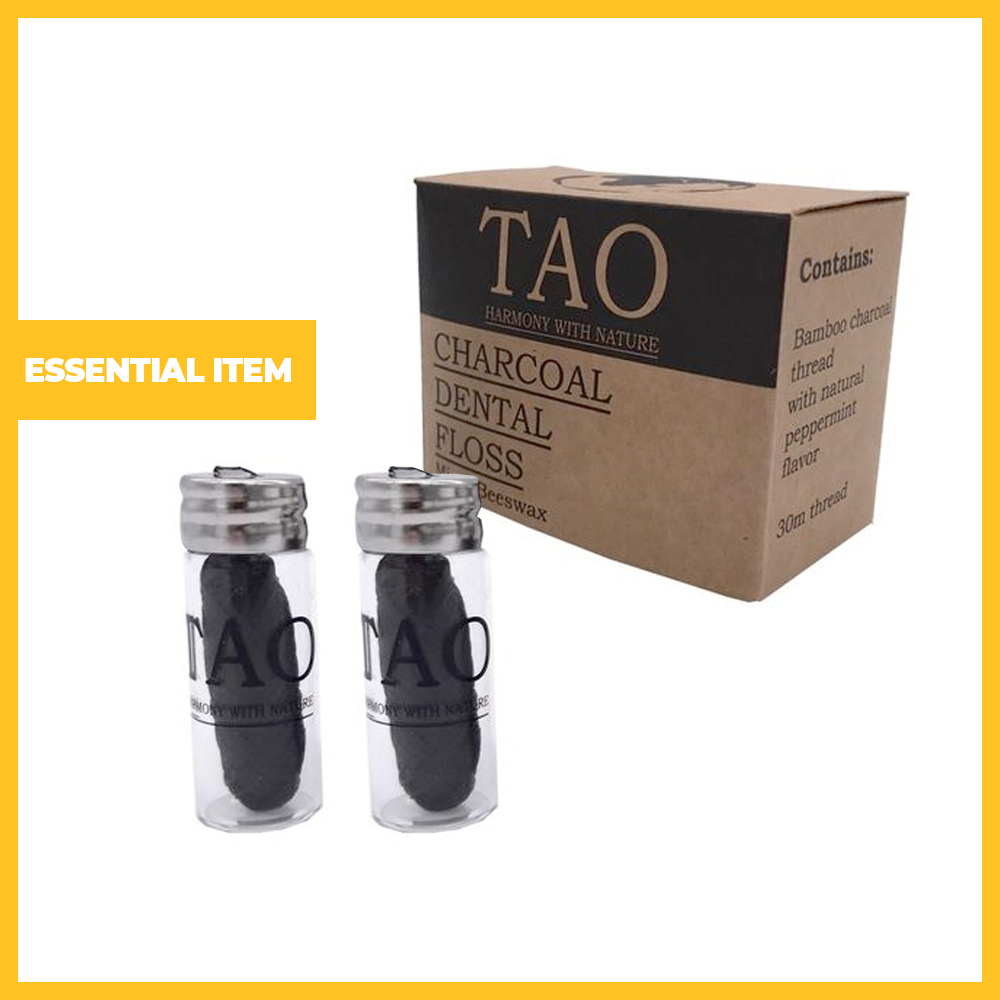 Charcoal Dental Floss Combo