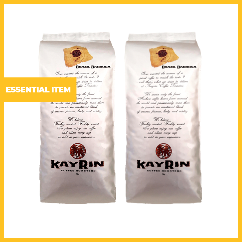 1 x Brazil Barbosa Gold + 1 x Caffe Origem included