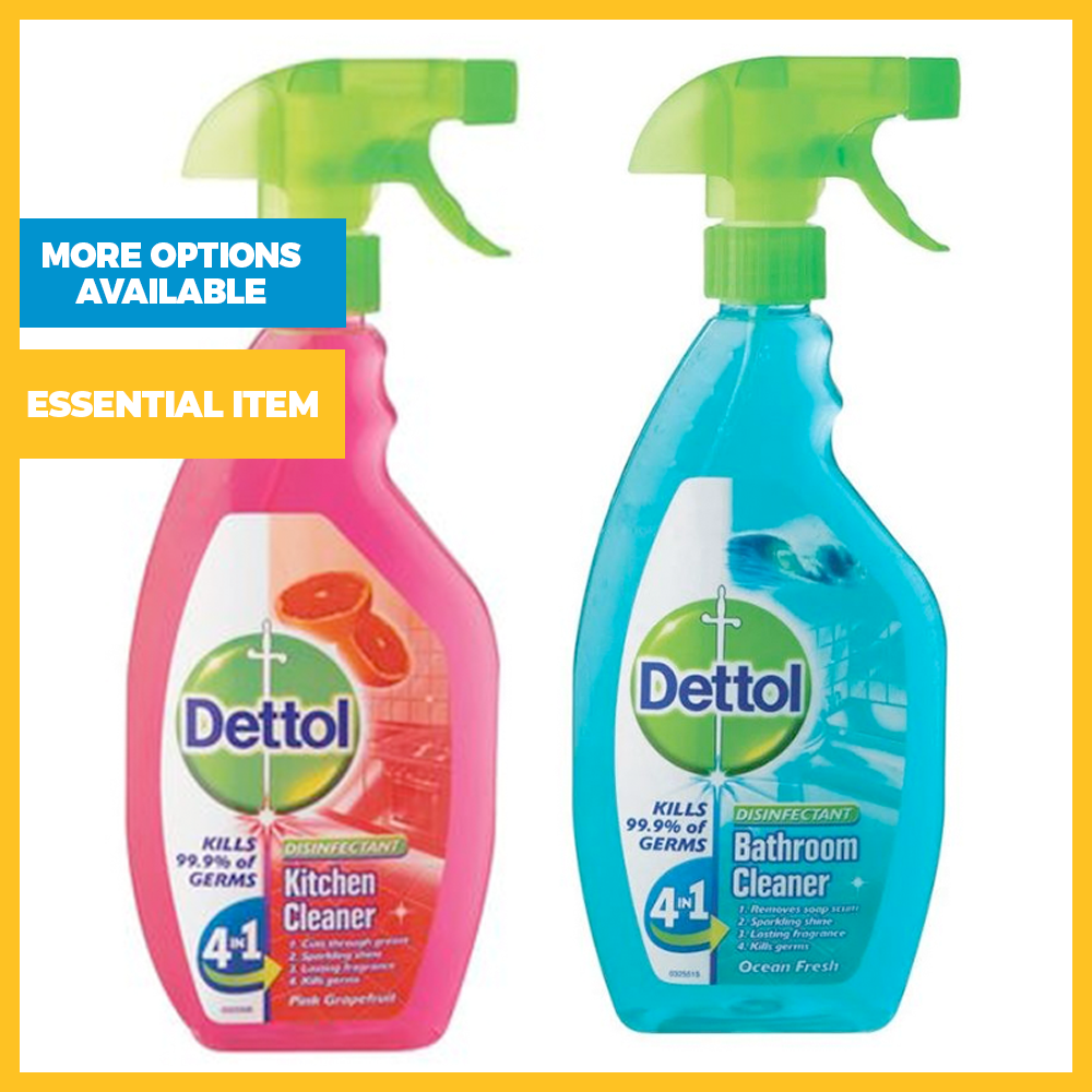 2-Piece Hygiene Kitchen & Bathroom Cleaning Bundle	