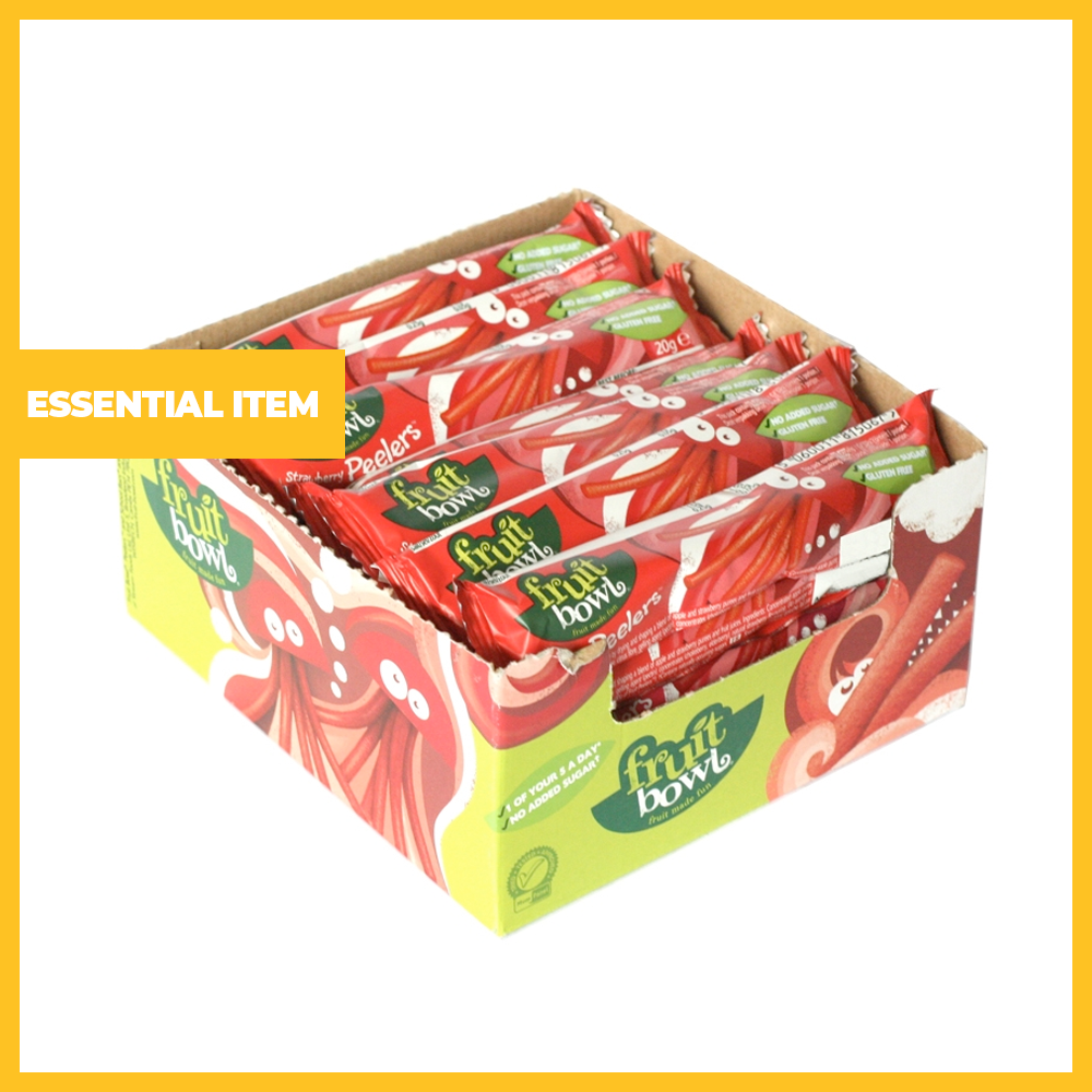 Pack of 24 Gluten Free Strawberry Peelers (No Added Sugar)