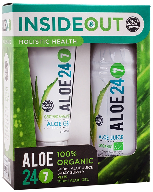 2-Piece Inside & Out 100% Organic Juice and Gel Set