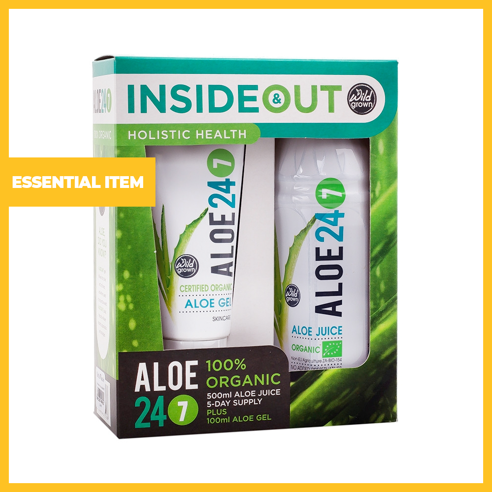 2-Piece Inside & Out 100% Organic Juice and Gel Set