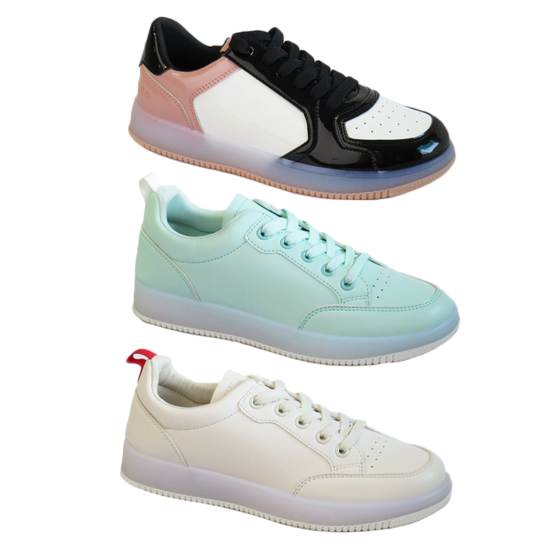 Ladies Retro Matte Sneakers