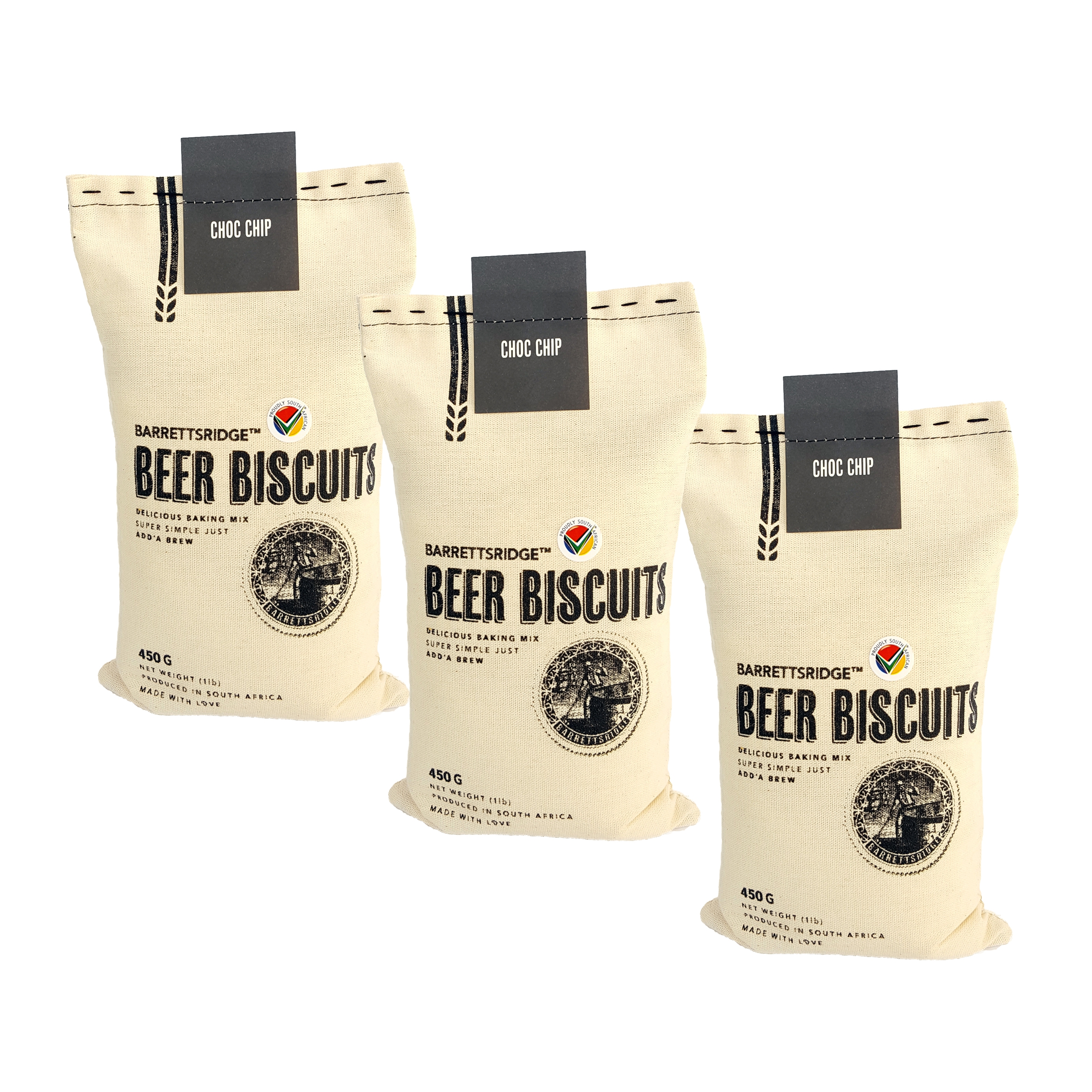 Pack of 3 Choc Chip Beer Biscuit Mix