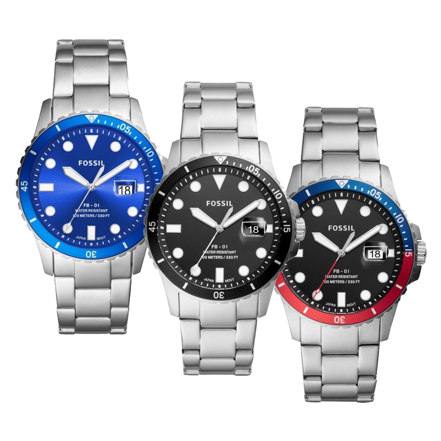 Men's Fb 01 Stainless Steel Watch 