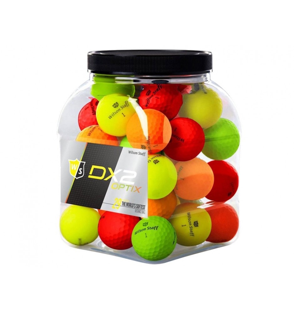 Pack of 36 DX2 Optix Golf Ball Jar