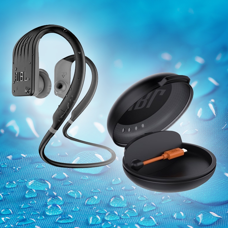Endurance Jump Waterproof Bluetooth Earphone and HP Charging Case