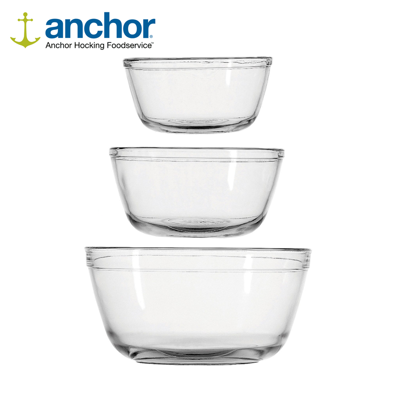 Set of 3 Mixing Bowls (1 Litre, 1.5 Litre, 2 Litre)