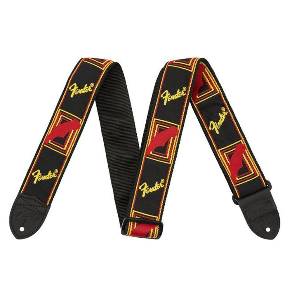 Monogrammed black/yellow/red