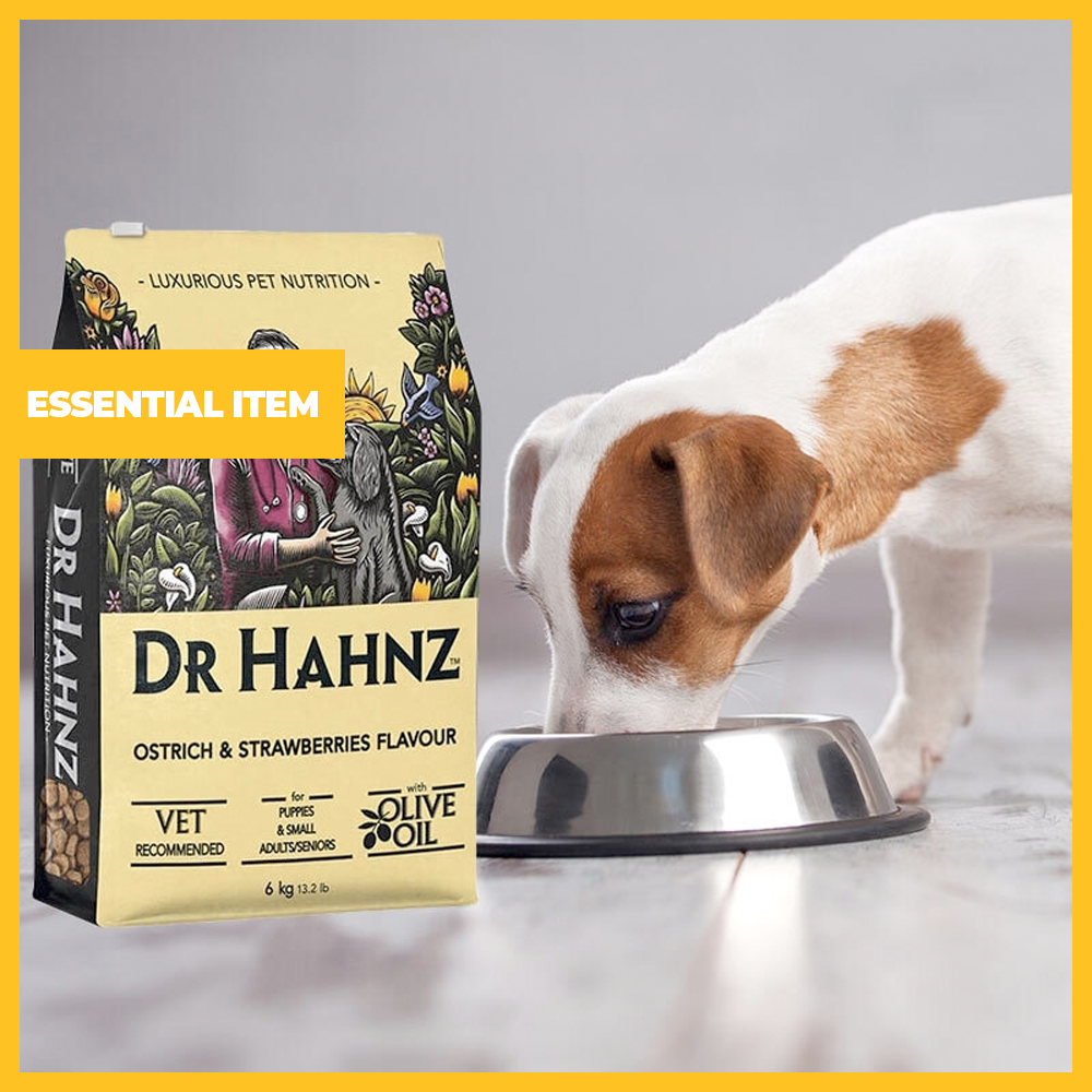 Puppies and Small Breed Adults/Seniors Ostrich & Strawberries 6kg Dry Dog Food