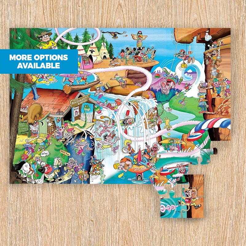 Family Cartoon Puzzles (500, 1000 or 1500 Pieces)