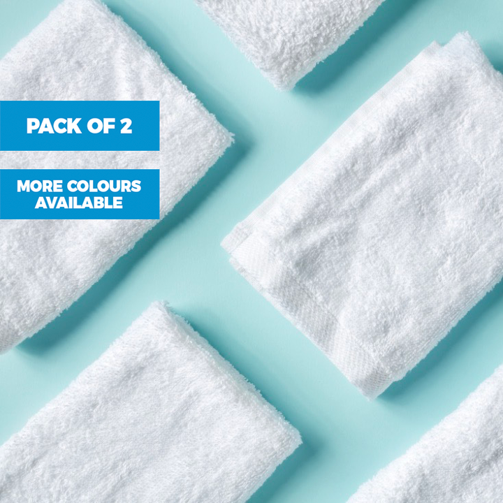 Set of 2 100% Combed Cotton 450gsm Bath Towels