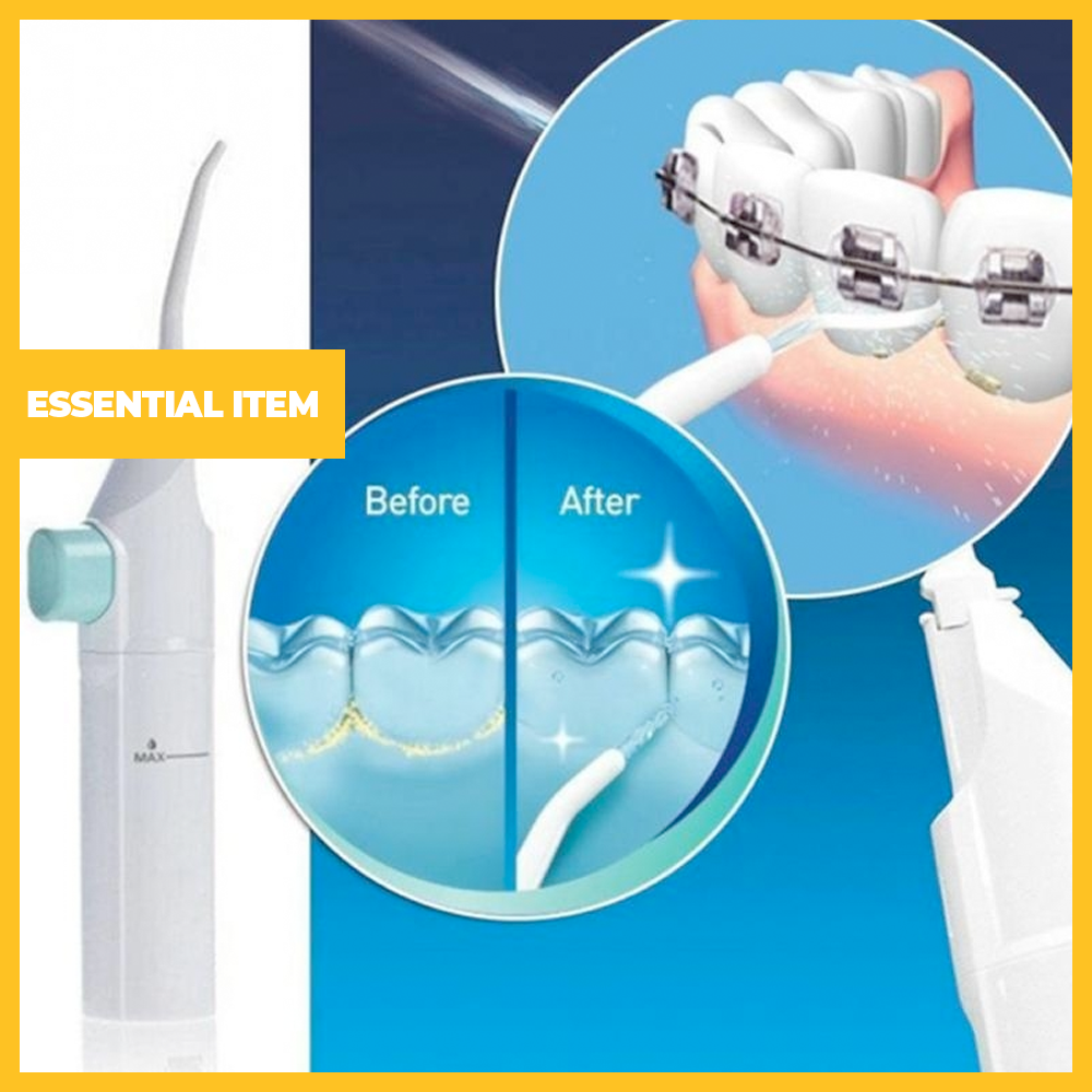 Water Pressure Flosser (No Batteries Required!)