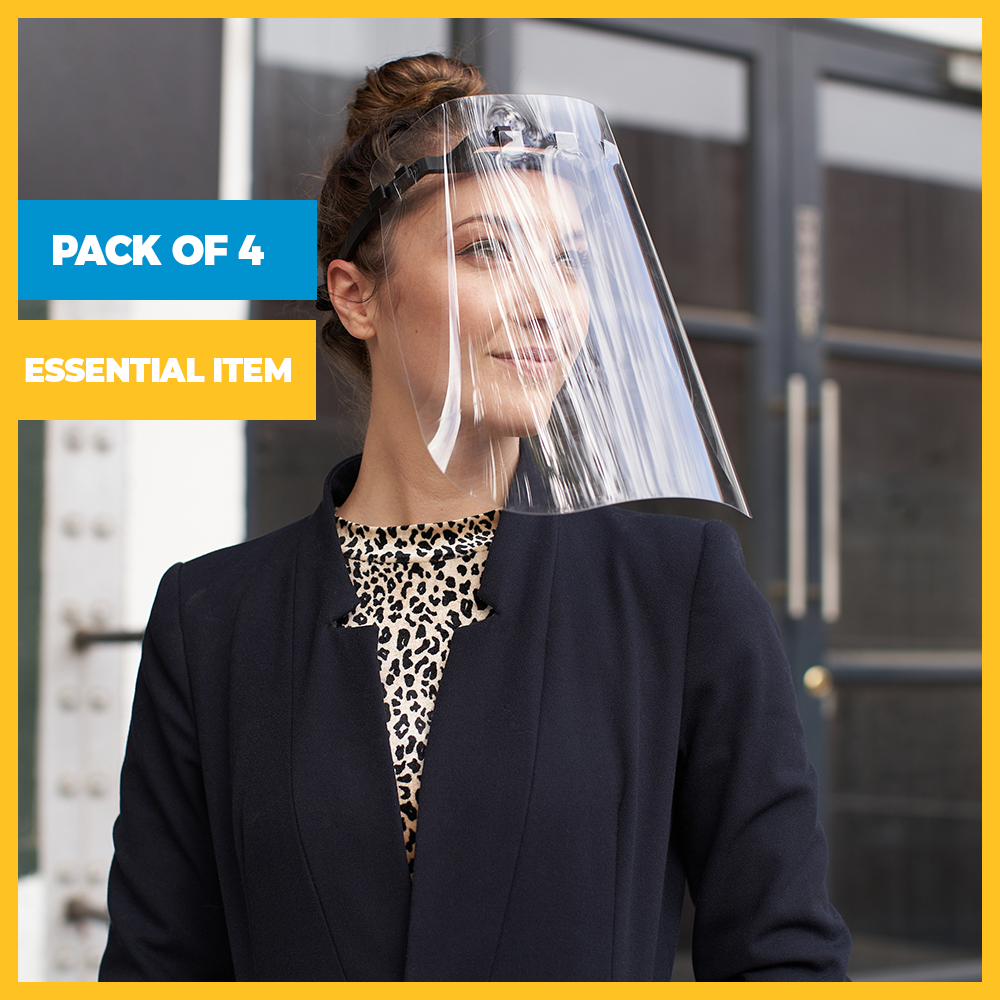 Pack of 4 Face Shield Safety Visors