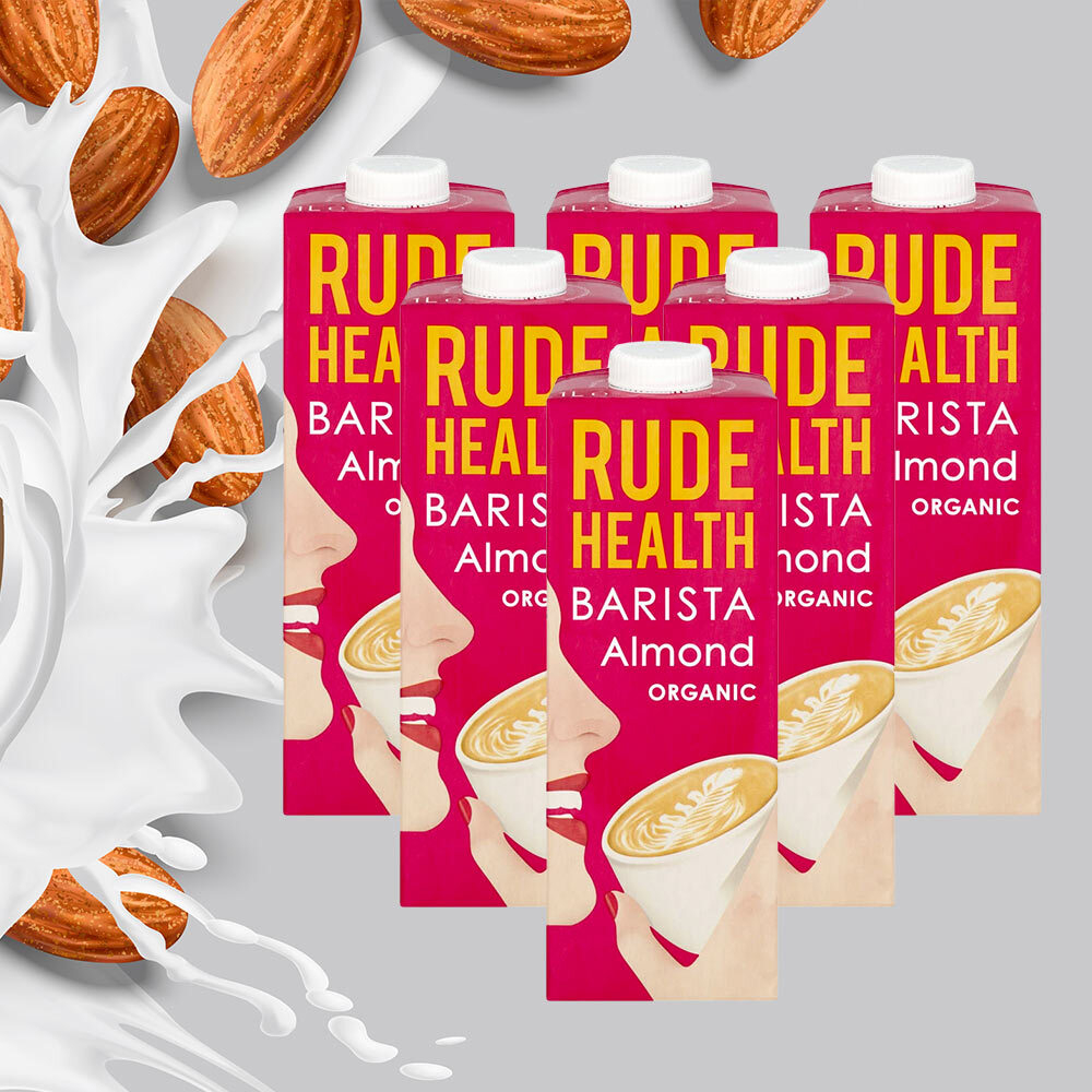 Pack of 6, 1L Organic Barista Almond Milk