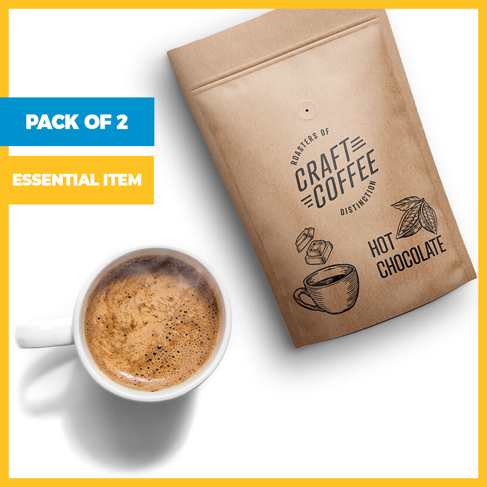 Pack of 2 Hot Chocolate Plain Powders (1kg Each)