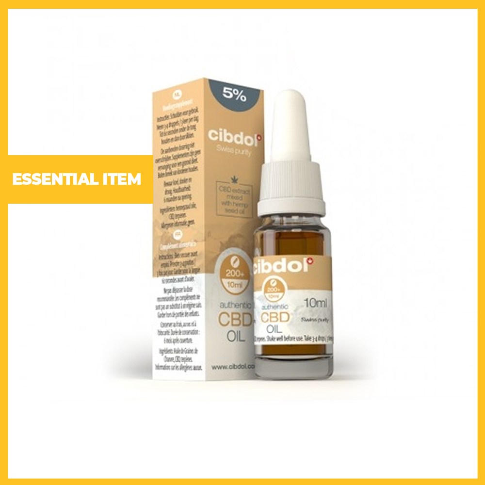 Hemp Seed Oil 10ml 5% (460mg)