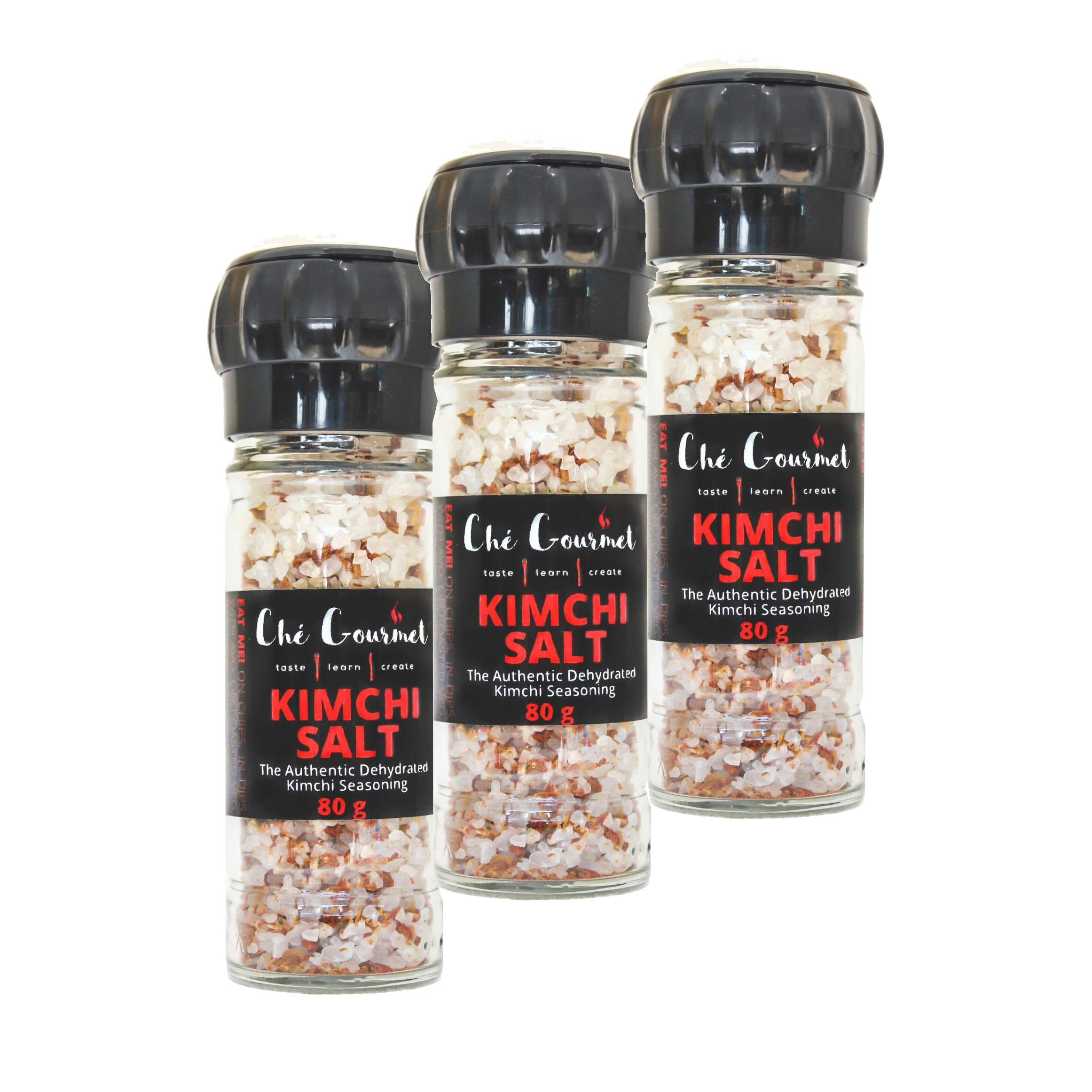 Pack of 3 x 80g Pure Organic Kimchi Salt