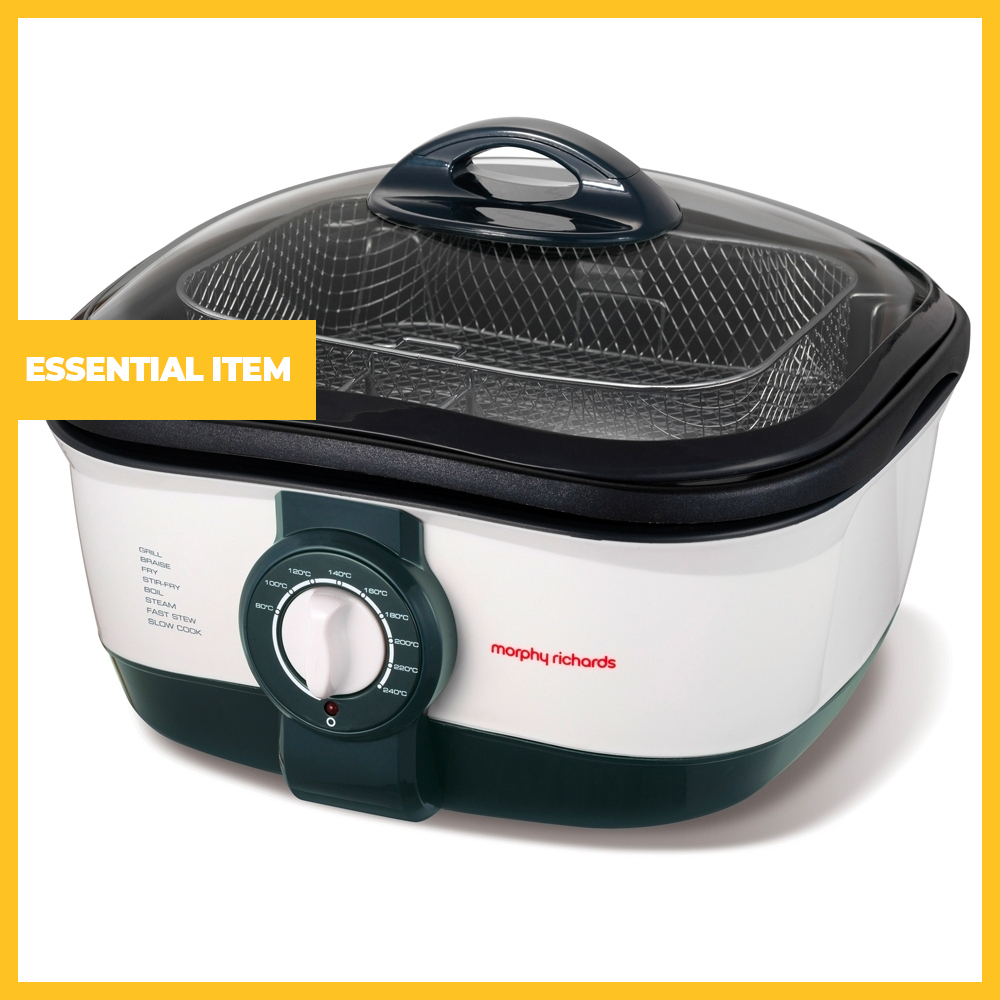 9-in-1 Intellichef Multi Cooker with Steam Rack + Frying Basket